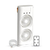 Double Fan With Mist and Remote