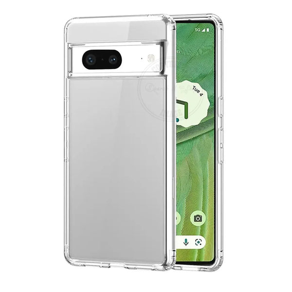 VAKIBO Premium Clear 1.5MM Thick Transparent Soft TPU Rubber Back Cover Case With Camera Protection Suitable for Google Pixel 7