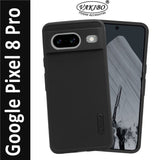VAKIBO Niukin Dotted Black Coloured Made with Silicon Rubber TPU Back Cover Case Suitable for Google Pixel 8
