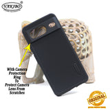 VAKIBO Niukin Dotted Black Coloured Made with Silicon Rubber TPU Back Cover Case Suitable for Google Pixel 8