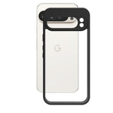 VAKIBO Best Selling Black and Transparent Coloured Made With Soft TPU and Acrylic Back Cover Case With 4 Corner and Camera Protection Suitable for Google Pixel 10 Pro