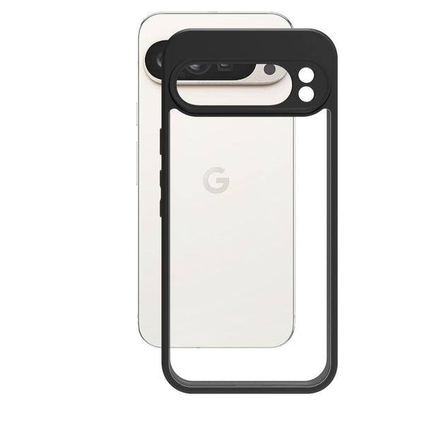 VAKIBO Best Selling Black and Transparent Coloured Made With Soft TPU and Acrylic Back Cover Case With 4 Corner and Camera Protection Suitable for Google Pixel 10 Pro