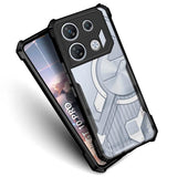 VAKIBO Super Premium Black Border Transparent Case With Corner Protection & Camera Protection Suitable for Infinix GT10 Pro