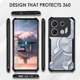 VAKIBO Super Premium Black Border Transparent Case With Corner Protection & Camera Protection Suitable for Infinix GT10 Pro