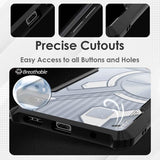 VAKIBO Super Premium Black Border Transparent Case With Corner Protection & Camera Protection Suitable for Infinix GT10 Pro