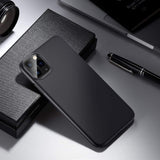 VAKIBO 1.2 MM Thick Black Coloured Soft TPU Rubber Back Cover Case With Camera Protection Ring Suitable for Apple iPhone 11 Pro Max