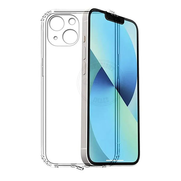 VAKIBO Matte sides Back Clear Soft 2MM Transparent Premium Quality Back Cover Made With Silicon Rubber TPU Material Suitable For Apple iPhone 13 Mini
