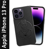 VAKIBO Iron Man Design soft Silicon TPU Back Cover Case With Camera Protection Ring Suitable for iPhone 13 Pro