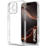 VAKIBO Premium Clear 1.5MM Thick Transparent Soft TPU Rubber Back Cover Case With Camera Protection Suitable for Apple iPhone 15 Pro Max