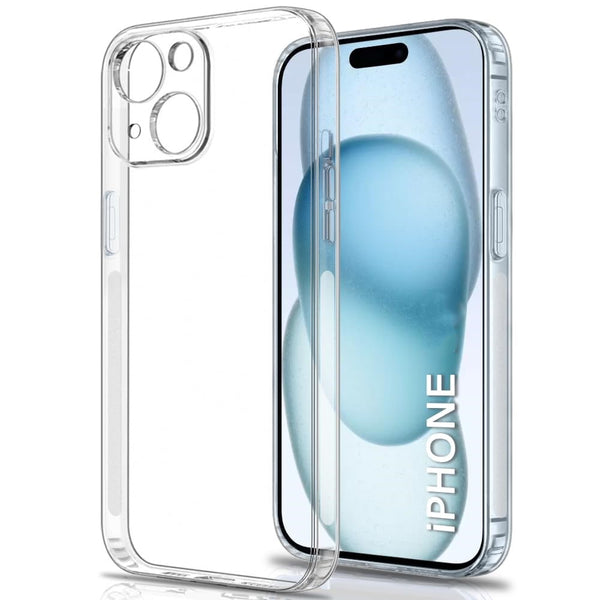 VAKIBO Premium Clear 1.5MM Thick Transparent Soft TPU Rubber Back Cover Case With Camera Protection Suitable for Apple iPhone 14 Plus