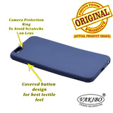 VAKIBO 1.2 MM Thick Blue Coloured Soft TPU Rubber Back Cover Case With Camera Protection Ring Suitable for Apple iPhone 6