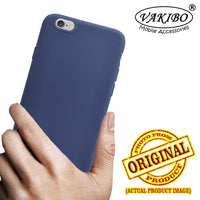 VAKIBO 1.2 MM Thick Blue Coloured Soft TPU Rubber Back Cover Case With Camera Protection Ring Suitable for Apple iPhone 6