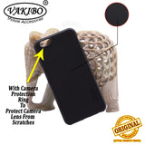 VAKIBO Niukin Dotted Design Black Coloured Soft TPU Rubber Back Cover Case With Camera Protection Ring Suitable for Apple iPhone 6