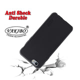 VAKIBO Niukin Dotted Design Black Coloured Soft TPU Rubber Back Cover Case With Camera Protection Ring Suitable for Apple iPhone 6