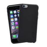 VAKIBO Niukin Dotted Design Black Coloured Soft TPU Rubber Back Cover Case With Camera Protection Ring Suitable for iPhone 7