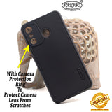 VAKIBO Niukin Dotted Black Coloured Made with Silicon Rubber TPU Back Cover Case Suitable for itel A27