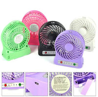 Mini Multifunctional Rechargeable Fan