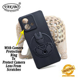 VAKIBO Iron Man Design soft Silicon TPU Back Cover Case With Camera Protection Ring Suitable for Moto Edge 40 Neo