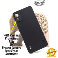 VAKIBO Niukin Dotted Black Coloured Made with Silicon Rubber TPU Back Cover Case Suitable for Nokia C12 Pro