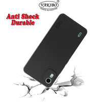 VAKIBO Niukin Dotted Black Coloured Made with Silicon Rubber TPU Back Cover Case Suitable for Nokia C12 Pro