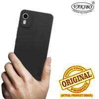 VAKIBO Niukin Dotted Black Coloured Made with Silicon Rubber TPU Back Cover Case Suitable for Nokia C12 Pro