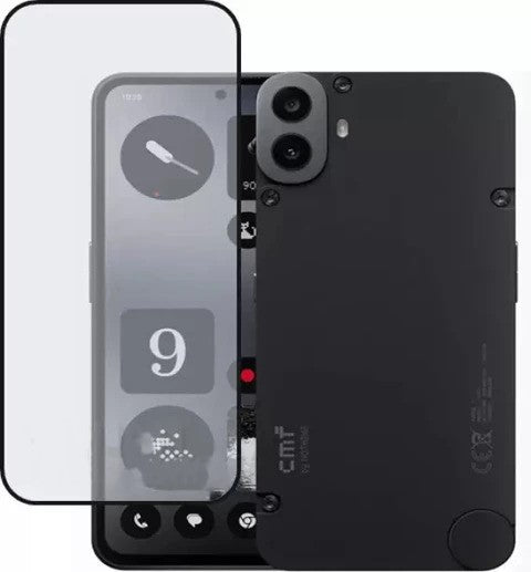 Super Premium Quality Tempered Glass Screen Guard Protector With Black Border Suitable For Nothing CMF Phone 1