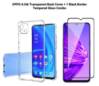 VAKIBO Super Premium Soft TPU Transparent Case With Dustplug,Side Grip,Corner Protection,lanyard Cuts,Camera Protection Suitable for Oppo A16k