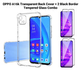VAKIBO Super Premium Soft TPU Transparent Case With Dustplug,Side Grip,Corner Protection,lanyard Cuts,Camera Protection Suitable for Oppo A16k