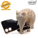 VAKIBO Golden Chrome Border Black Coloured Soft TPU Back Cover Case With Camera Protection Suitable for OPPO A17