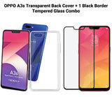 VAKIBO Super Premium Soft TPU Transparent Case With Dustplug,Side Grip,Corner Protection,lanyard Cuts,Camera Protection Suitable for Oppo A3s