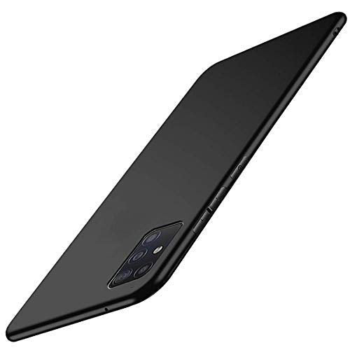 VAKIBO 1.2 MM Thick Black Coloured Soft TPU Rubber Back Cover Case With Camera Protection Ring Suitable for Oppo A52
