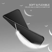 VAKIBO 1.2 MM Thick Black Coloured Soft TPU Rubber Back Cover Case With Camera Protection Ring Suitable for Oppo A52