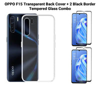 VAKIBO Super Premium Soft TPU Transparent Case With Dustplug,Side Grip,Corner Protection,lanyard Cuts,Camera Protection Suitable for Oppo F15