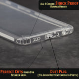 VAKIBO Super Premium Soft TPU Transparent Case With Dustplug,Side Grip,Corner Protection,lanyard Cuts,Camera Protection Suitable for Oppo A94