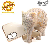 VAKIBO Golden Chrome Border White Coloured Soft TPU Back Cover Case With Camera Protection Suitable for Oppo F21s Pro