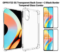 VAKIBO Premium Clear 1.5MM Thick Transparent Soft TPU Rubber Back Cover Case With Camera Protection Suitable for Oppo F23 5G