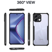 VAKIBO Best Selling Black and Transparent Coloured Made With Soft TPU and Acrylic Back Cover Case With 4 Corner and Camera Protection Suitable for Oppo K13