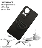 VAKIBO Black Coloured Back Cover Case Suitable for Oppo Reno 10 Pro