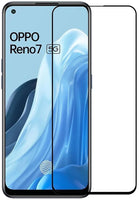 Super Premium Quality Tempered Glass Screen Guard Protector With Black Border Suitable For Oppo Reno 7 5G