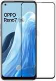 Super Premium Quality Tempered Glass Screen Guard Protector With Black Border Suitable For Oppo Reno 7 5G