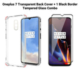 VAKIBO Super Premium Soft TPU Transparent Case With Dustplug,Side Grip,Corner Protection,lanyard Cuts,Camera Protection Suitable for Oneplus 7