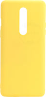 VAKIBO 1.2 MM Thick Yellow Coloured Soft TPU Rubber Back Cover Case With Camera Protection Ring Suitable for OnePlus 8