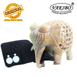 VAKIBO Parallax Design Black Coloured Soft TPU Rubber Back Cover Case With Camera Protection Ring Suitable for OnePlus Nord 2T