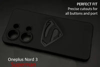 VAKIBO Black Coloured Back Cover Case Suitable for OnePlus Nord 3