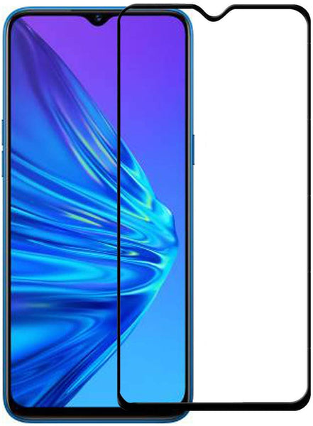 Super Premium Quality Tempered Glass Screen Guard Protector With Black Border Suitable For Realme C15