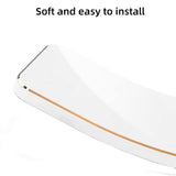 VAKIBO Golden Chrome Border White Coloured Soft TPU Back Cover Case With Camera Protection Suitable for Realme 10 Pro