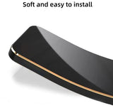 VAKIBO Golden Chrome Border Black Coloured Soft TPU Back Cover Case With Camera Protection Suitable for Realme 10 Pro Plus