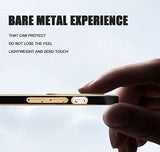 VAKIBO Golden Chrome Border Black Coloured Soft TPU Back Cover Case With Camera Protection Suitable for Realme C20