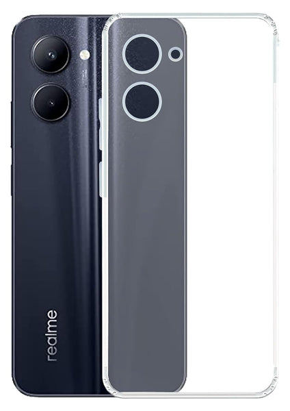 VAKIBO Premium Clear 1.5MM Thick Transparent Soft TPU Rubber Back Cover Case With Camera Protection Suitable for Realme C33