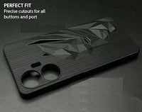 VAKIBO Bat Man 3D Mask Design Black Coloured Soft TPU Back Cover Case With Camera Protection Ring Suitable for Realme C55